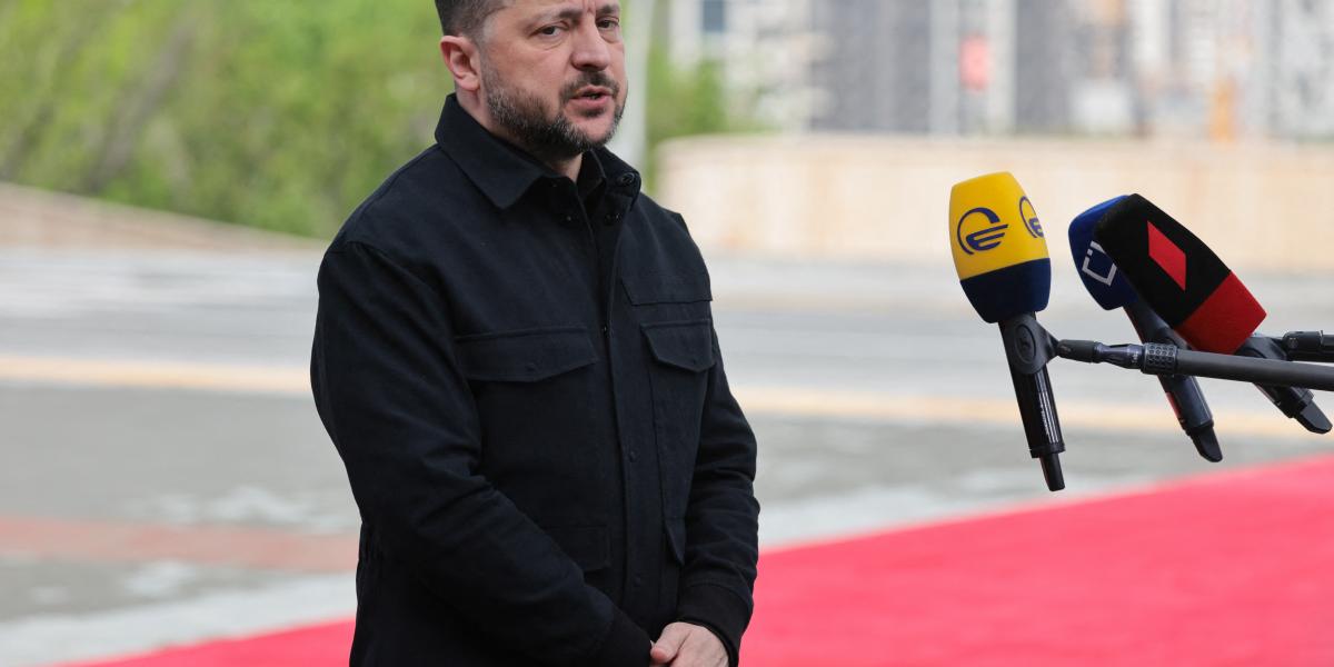 Volodimir Zelenszkij ukrán elnök