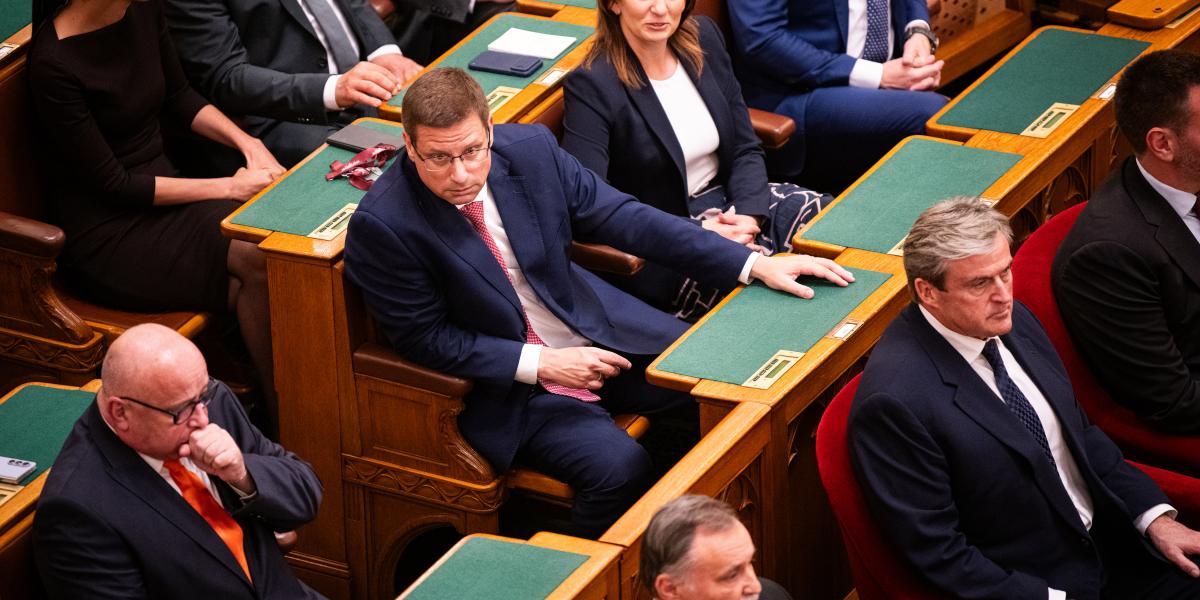 Gulyás Gergely az Országgyűlés alakuló ülésén május 9-én