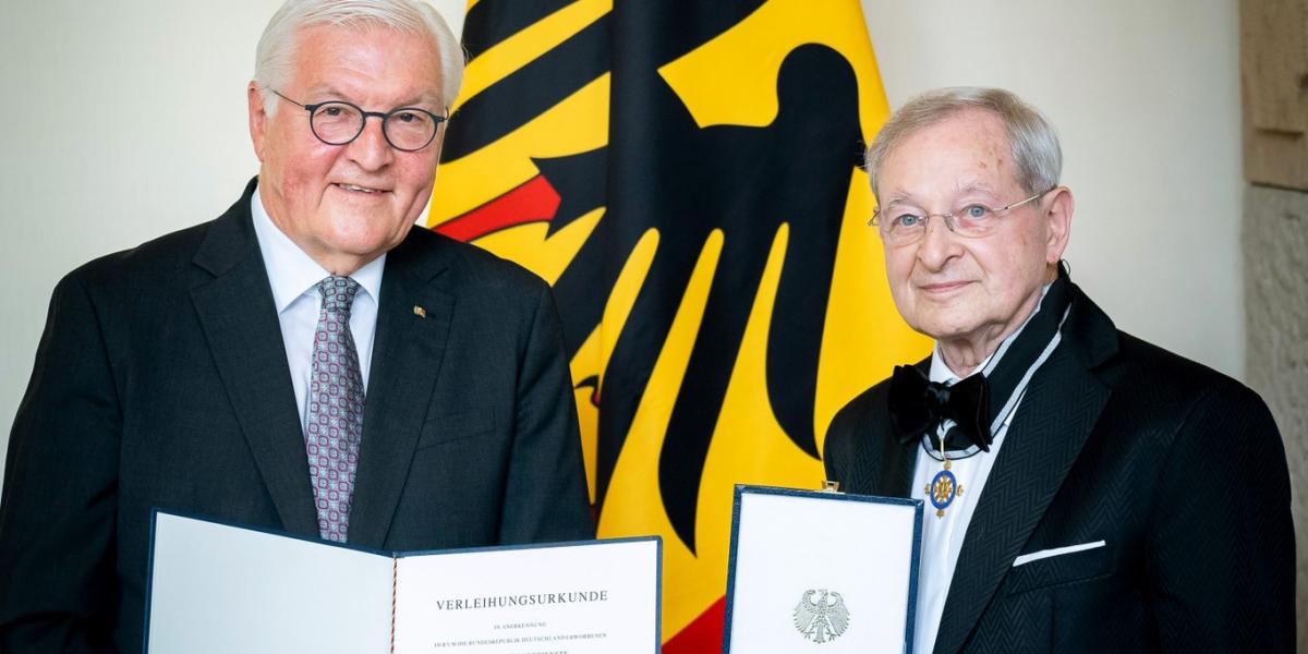 Frank-Walter Steinmeier, Németország államfője és Nádas Péter 