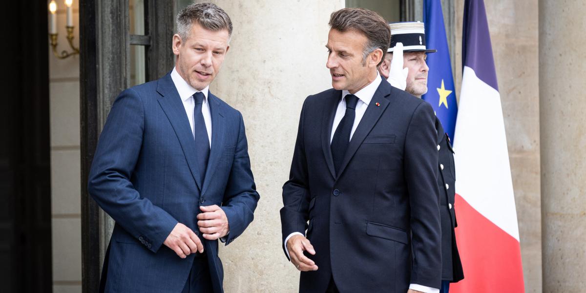 Magyar Péter és Emmanuel Macron 2026. június 3-án