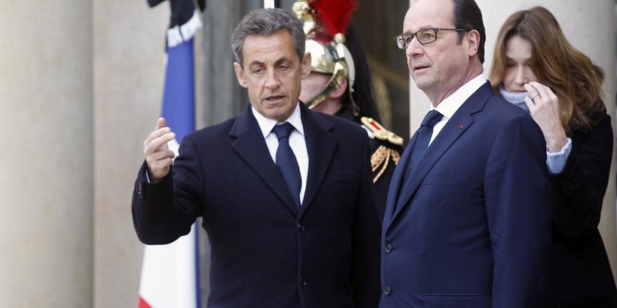 A dráma napjaiban még Nicolas Sarkozy is ellátogatott az Élysée-palotába FOTÓ: EUROPRESS/GETTY IMAGES/THIERRY CHESNOT