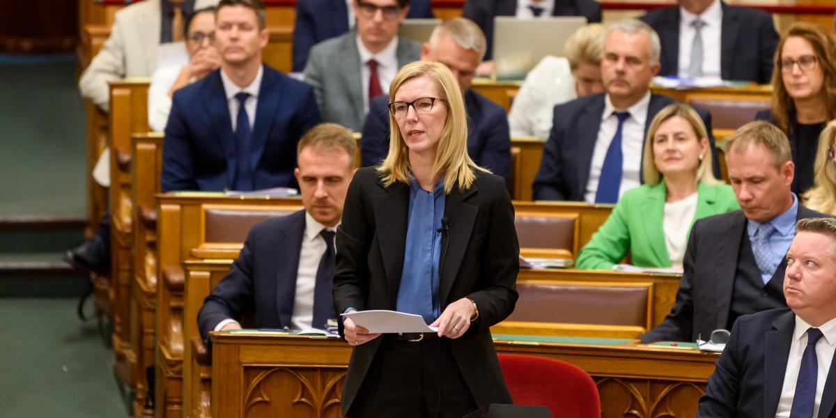 Görög Márta igazságügyi miniszter, az Országgyűlés rendkívüli ülésén, 2026. július 7-én