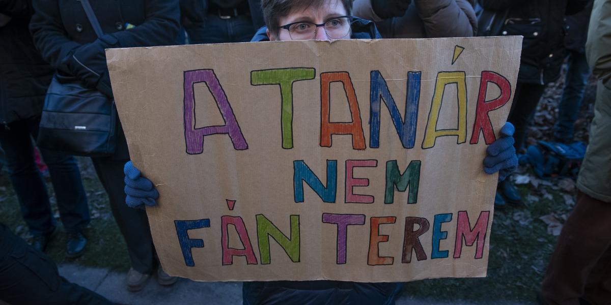 Egy 2024-es tüntetés