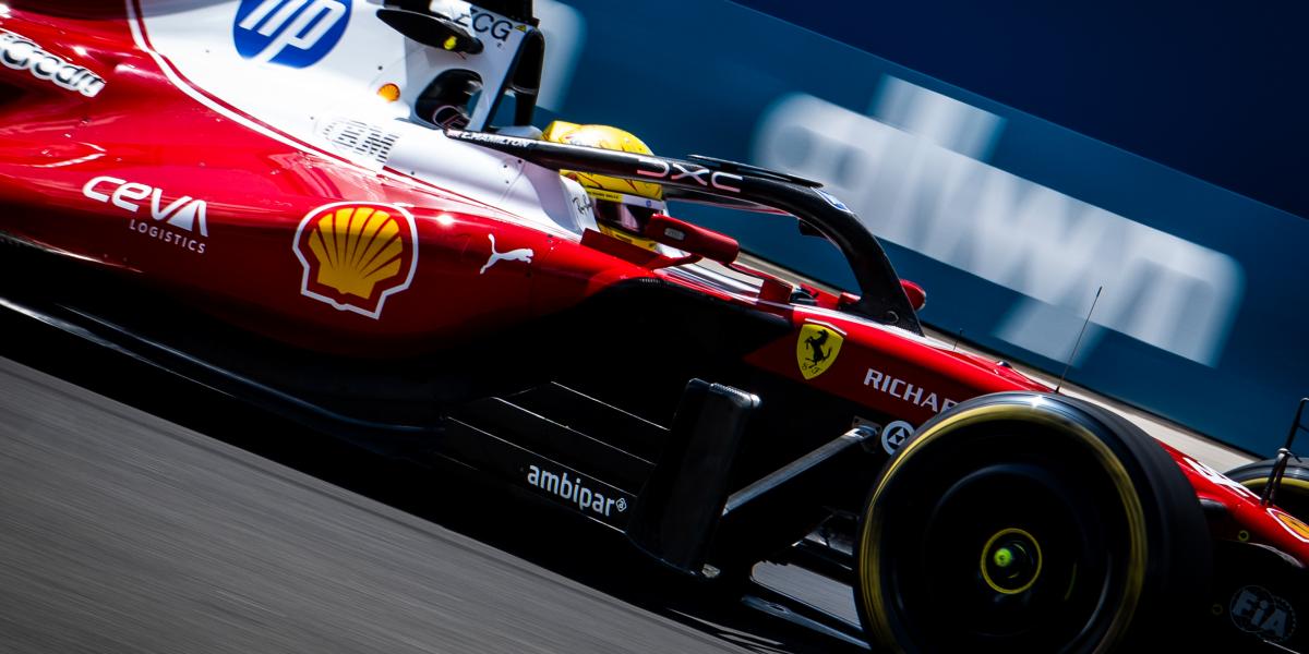 Lewis Hamilton a július 24-i szabadedzésen a Hungaroringen 