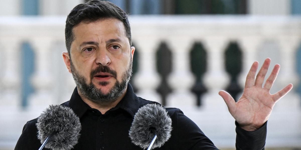 Volodimir Zelenszkij ukrán elnök