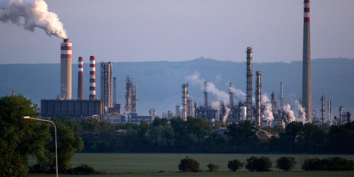 Slovnaft pozsonyi finomítója 2022-ben