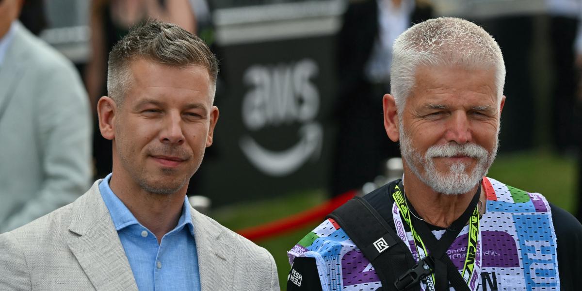 Petr Pavel cseh elnök „fotósként” találkozott Magyar Péter magyar kormányfővel a Hungaroringen 2026. július 26-án