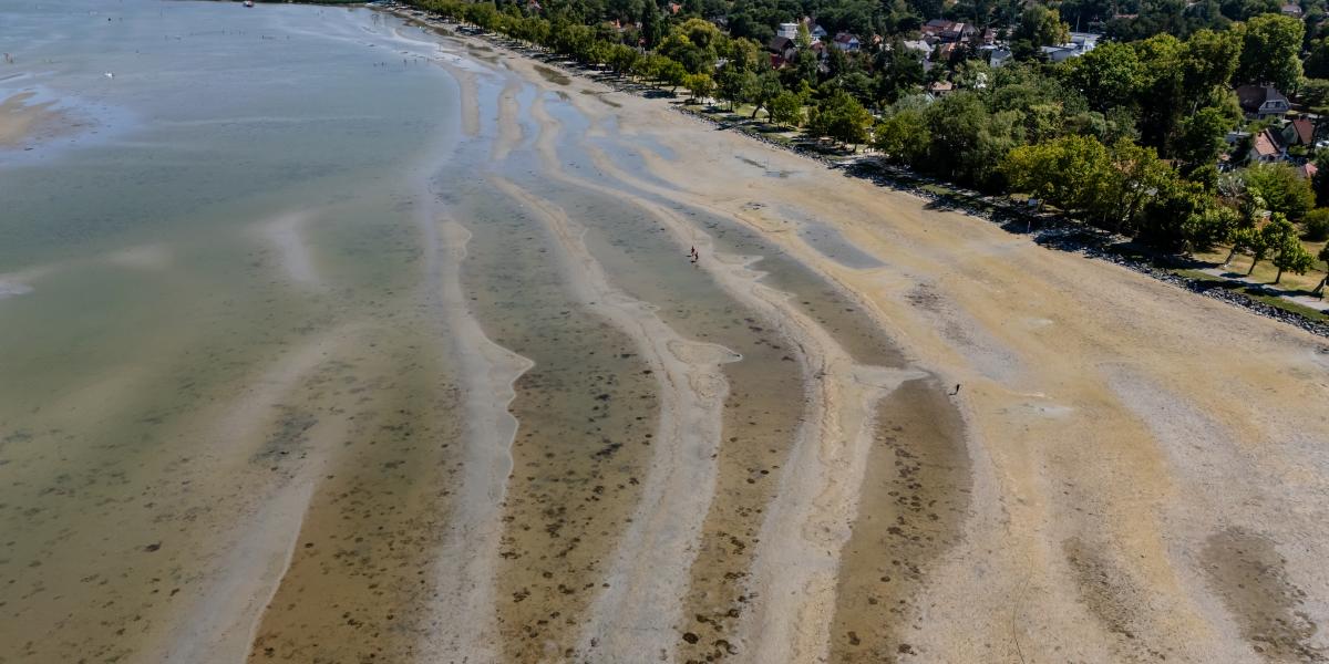 Balatonfenyves partszakasza 2026. augusztus 19-én