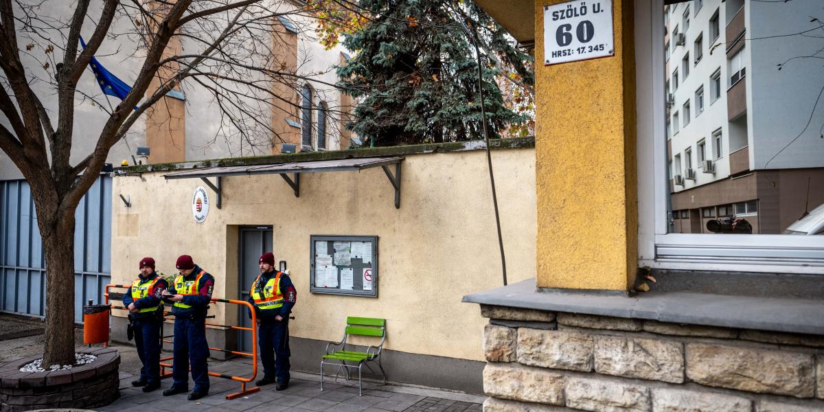 Rendőrségi razzia a Szőlő utcai javítóintézetnél 2025. december 9-én