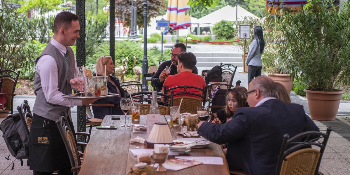 A Gundel kert a szabadtéri rendezvények kedvelt helyszíne