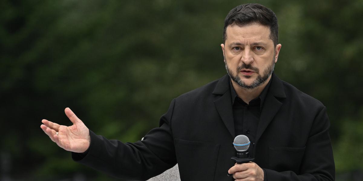 Volodimir Zelenszkij ukrán elnök