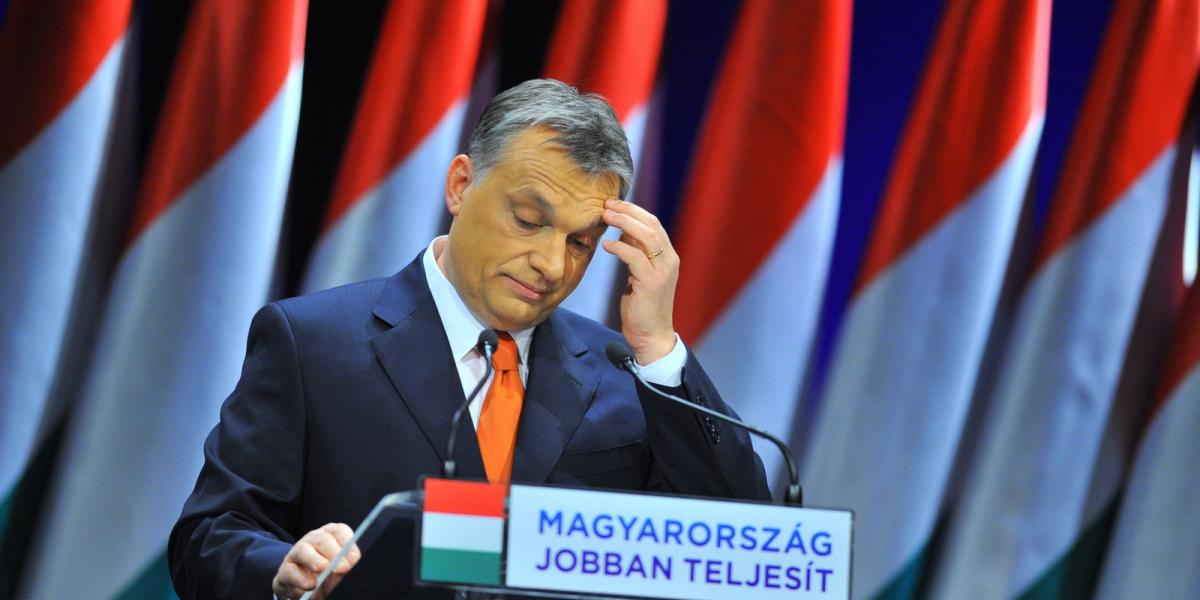 Orbán Viktor évértékelője 2013-ban. Fotó: Népszava