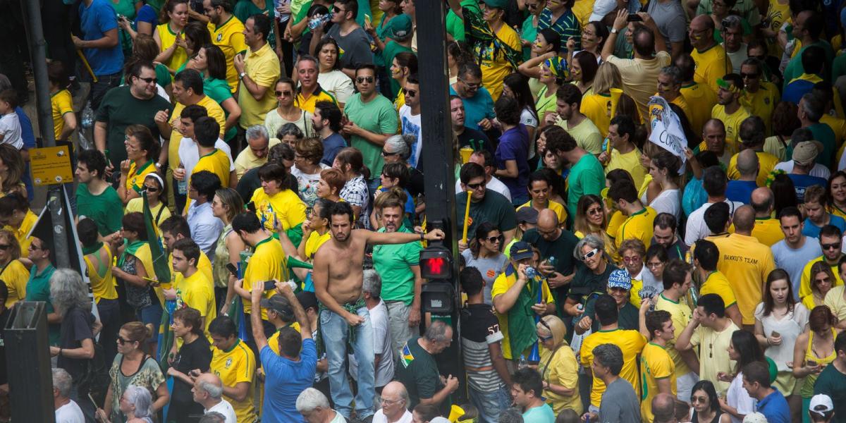 Sao Paulóban több mint egymillióan vonultak az utcára FOTÓ: EUROPRESS/GETTY IMAGES/VICTOR MORIYAMA