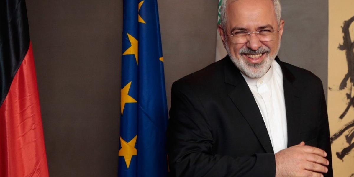 Zarif iráni külügyminiszter derűlátóan beszélt az esélyekről FOTÓ: EUROPRESS/GETTY IMAGES/JOHANNES SIMON