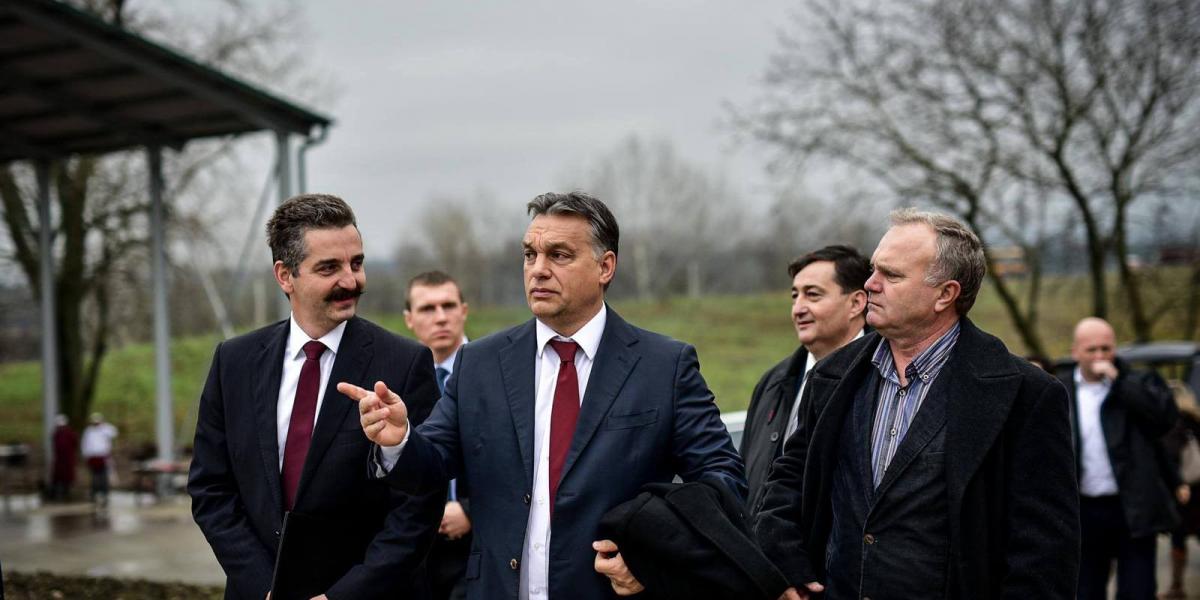 Orbán Viktor Felcsúton, Nyerges Zsolt sertéstelepének átadásán