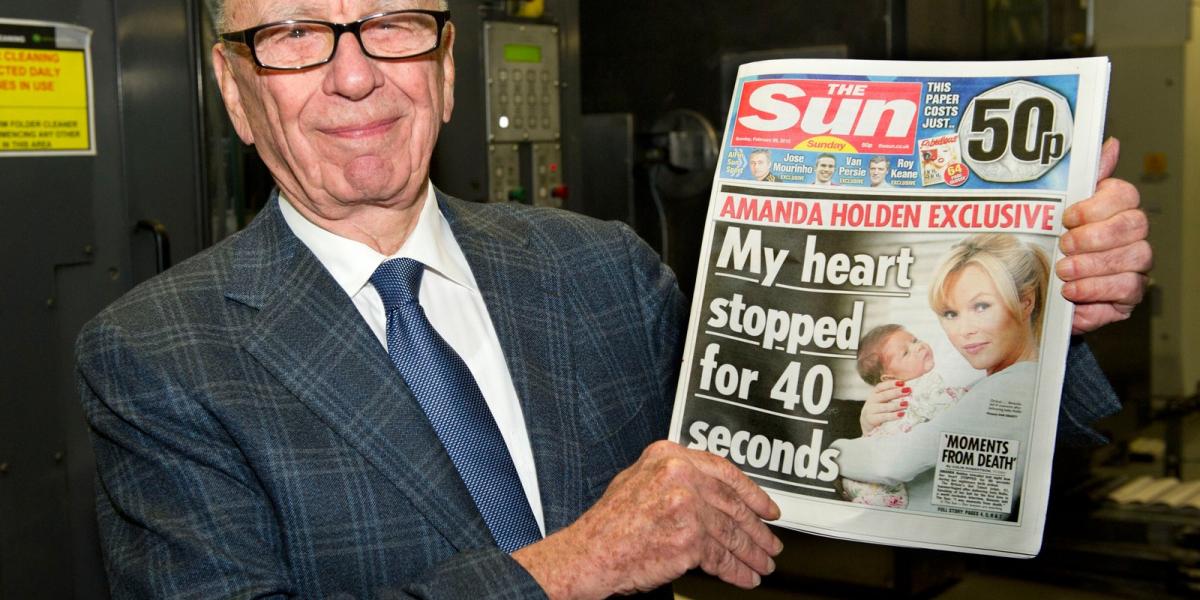 Rupert Murdoch. FOTÓ: Arthur Edwards/News International/Getty Images