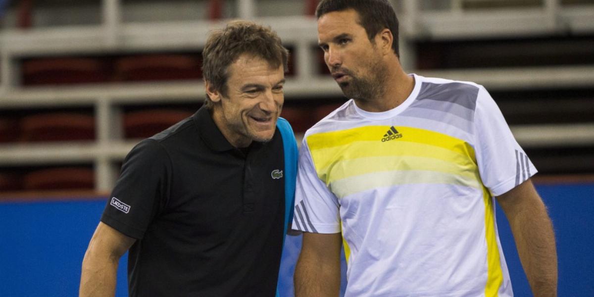 Ászok balról: Wilander és Rafter FOTÓ: MTI/ILLYÉS TIBOR