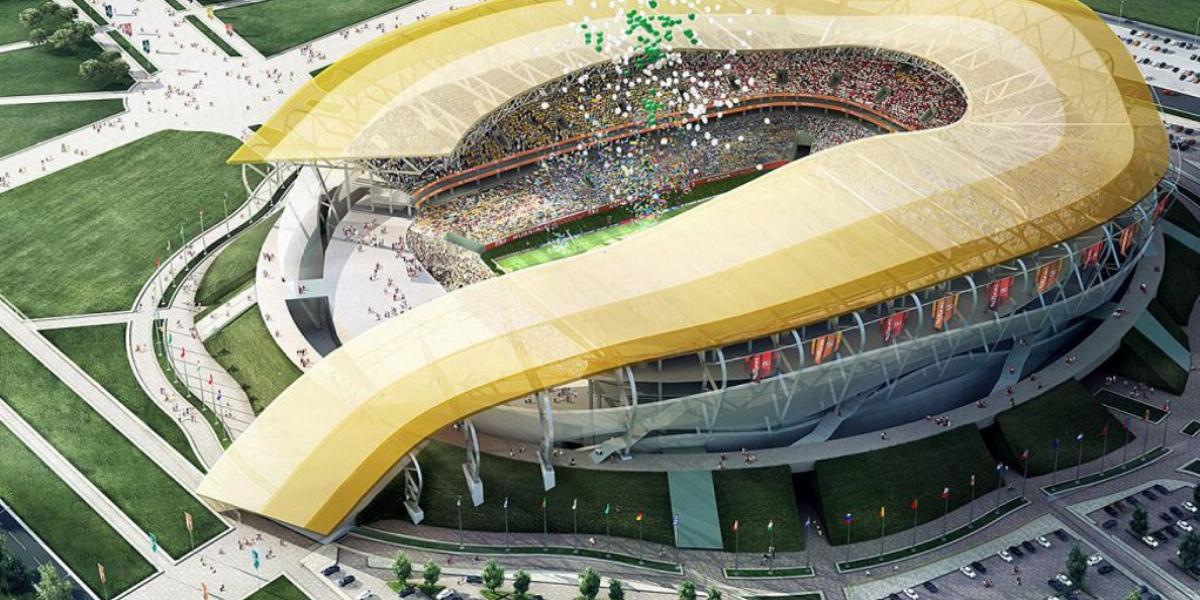 Eddig csak maketteken léteznek a futurisztikus stadionok a 2018-as vb-re FORRÁS: OROSZ SZÖVETSÉG