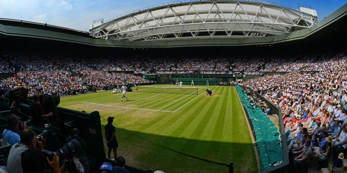 A wimbledoni pálya. Illusztráció: Mike Hewitt/Getty Images