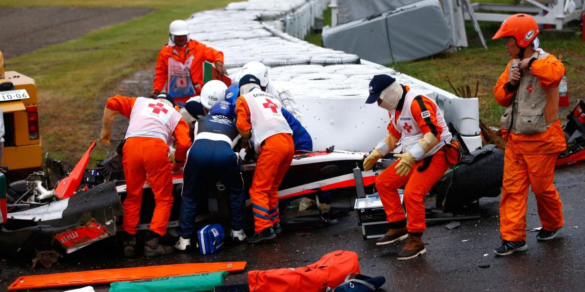 A baleset utáni pillanatok. FOTÓ: Getty Images