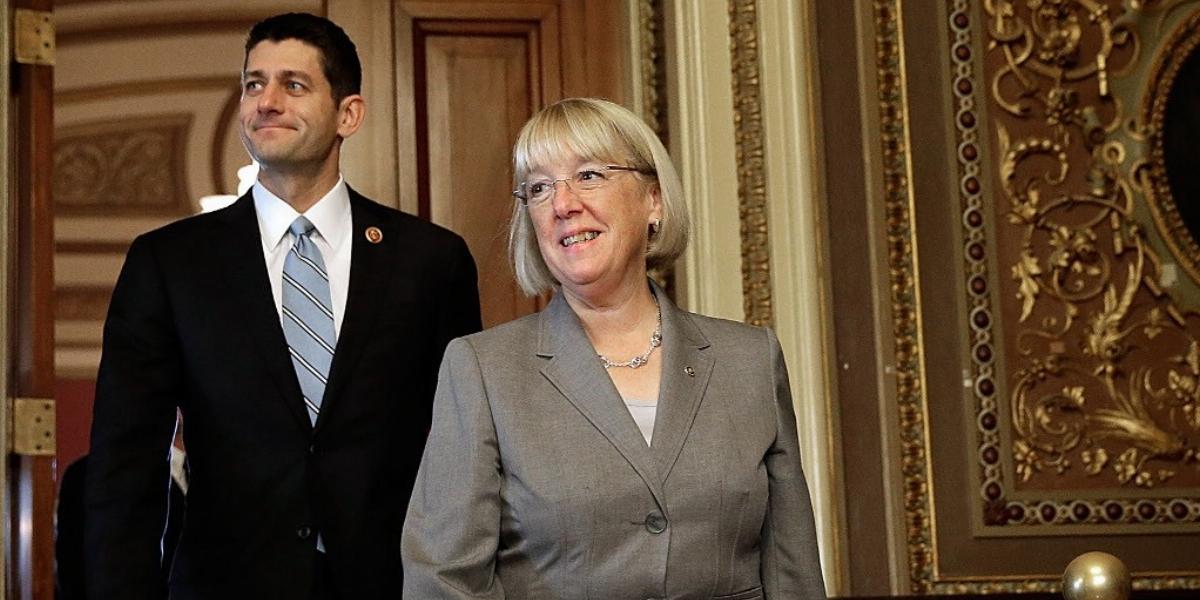 Paul Ryan és Patty Murray vezeti a költségvetési alkun munkálkodó kétpárti bizottságot FOTÓ: EUROPRESS/GETTY IMAGES/WIN MCNAMEE