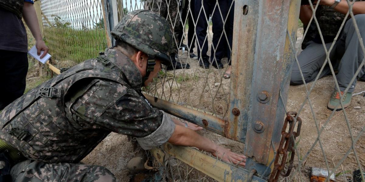 Dél-Korea azzal vádolja Phenjant, hogy aknák sorát helyezte el a két ország határszakaszának közelében FOTÓ: EUROPRESS/GETTY IMA