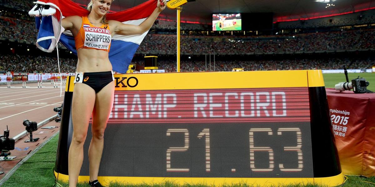 Dafne Schippers rekordgyőzelme FOTÓ: EUROPRESS/GETTY IMAGES/IAN WALTON