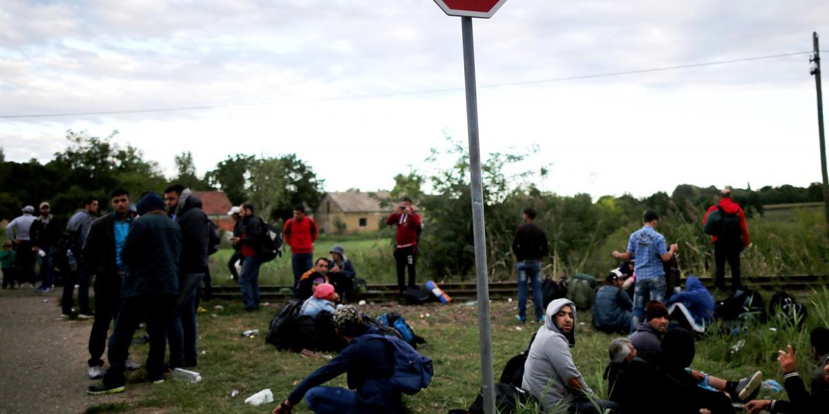 Magyarország, Röszke Fotó: Christopher Furlong/Getty Images  (részlet)
