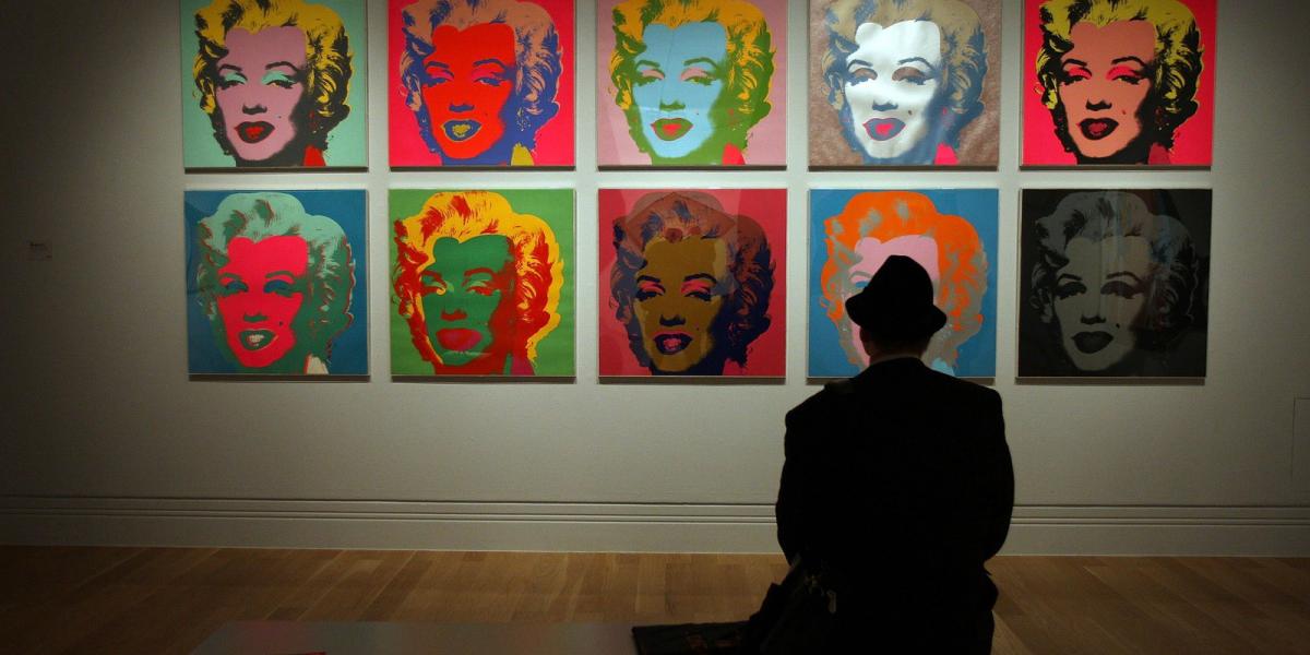 Warhol híres Monroe sorozata. FOTÓ: Getty Images, Peter Macdiarmid