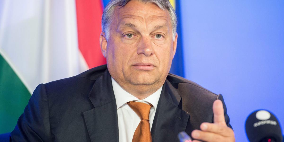 Orbán Viktor miniszterelnök nemzetközi sajtótájékoztatót tart Brüsszelben, az Európai Tanács épületében 2015. szeptember 3-án. M