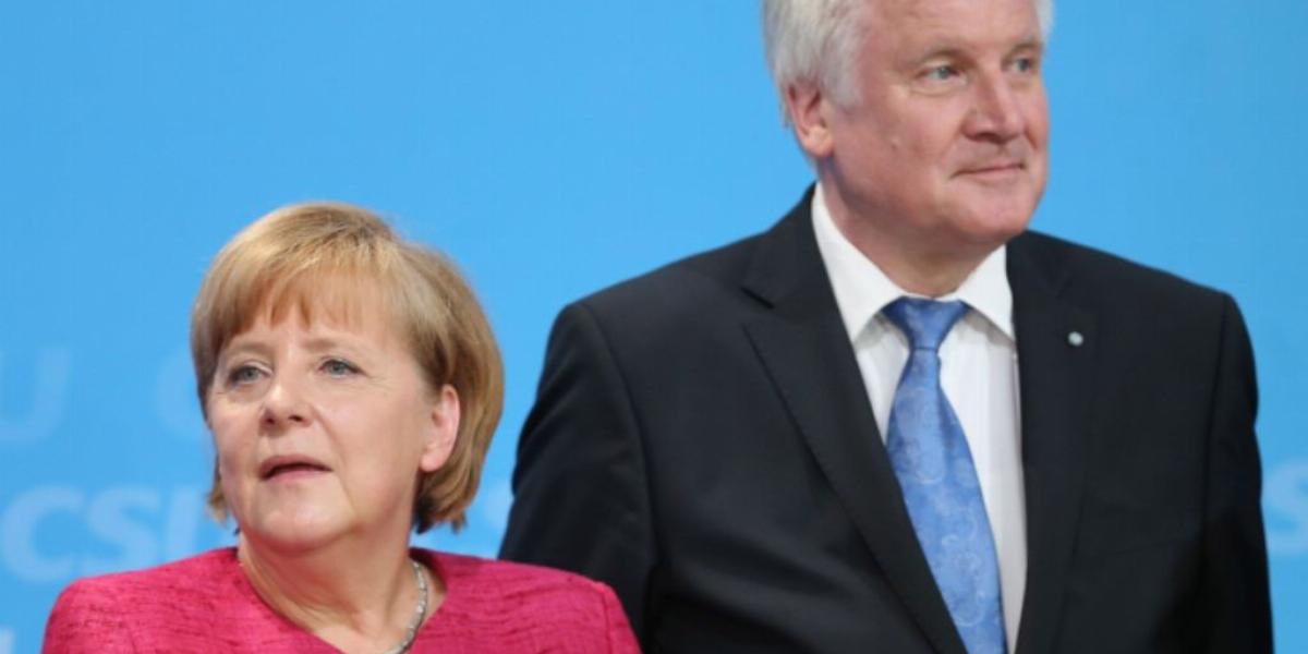 Angela Merkel és Horst Seehofer – egyre feszültebb a viszony FOTÓ: EUROPRESS/GETTY IMAGES/SEAN GALLUP