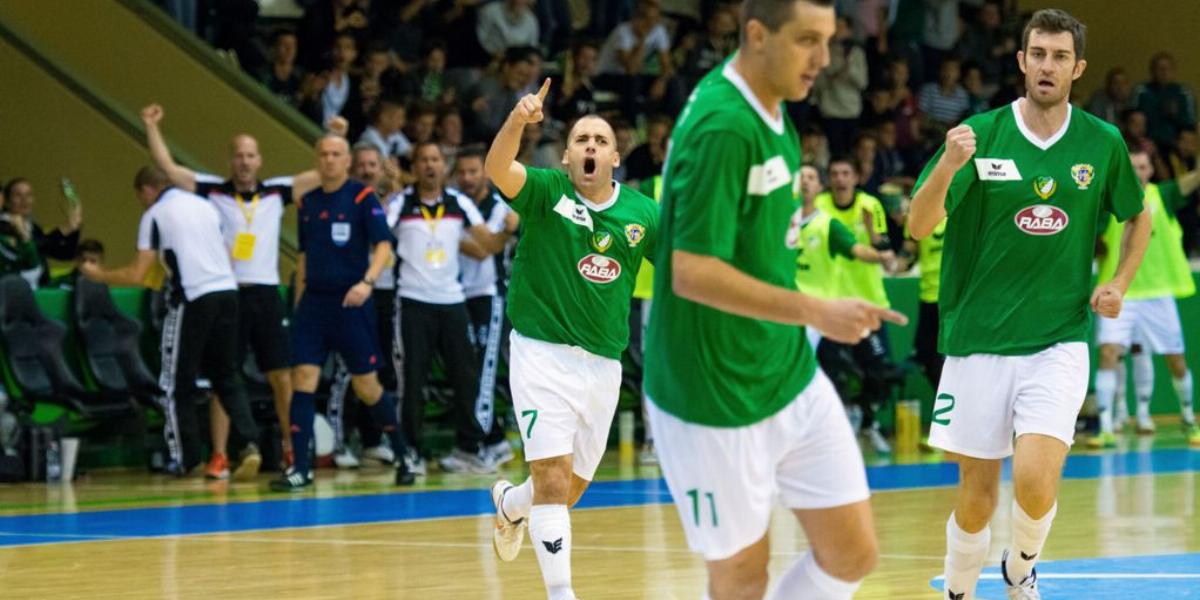 Hatalmas feladat előtt áll a Győr futsalcsapata a Bajnokok Ligája elitkörében FOTÓ: ETO