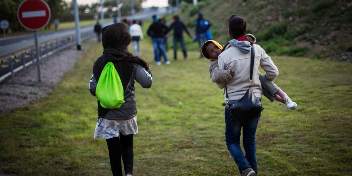 Menekülők Calais-nál Fotó: Rob Stothard/Getty Images 