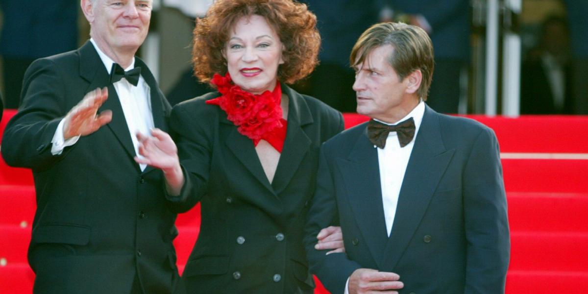  Paul Morrissey, Holly Woodlawn, és Joe d`Alessandro  az 55. Nemzetközi Cannes-i Filmfesztiválon 2002-ben Fotó:  Pascal Le Segre