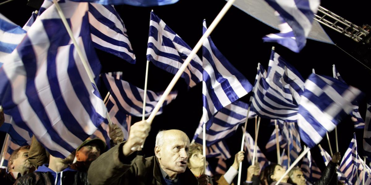 Görögországnak tüntetésekre is fel kell készülnie 2014-ben FOTÓ: EUROPRESS/GETTY IMAGES/MILOS BICANSK