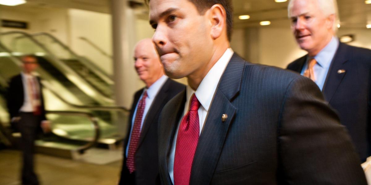 Marco Rubio legyőzhetné Clintont. FOTÓ: Brendan Hoffman/Getty Images