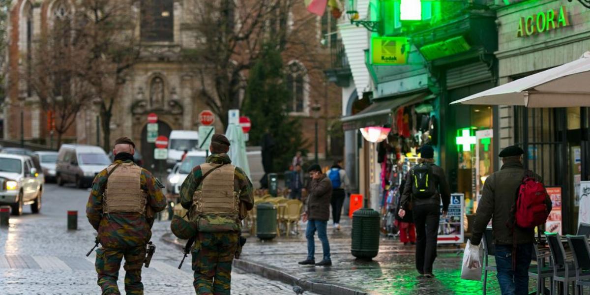 Megszigorították a rendőri készültséget Brüsszelben FOTÓ: EUROPRESS/GETTY IMAGES/BEN PRUCHNIE