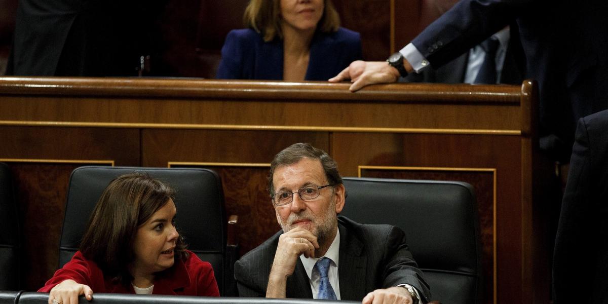 Mariano Rajoy a parlament nyitóülésén – nincs elég szavazat a beiktatásához FOTÓ: EUROPRESS/GETTY IMAGES/PABLO BLAZQUEZ DOMINGUE