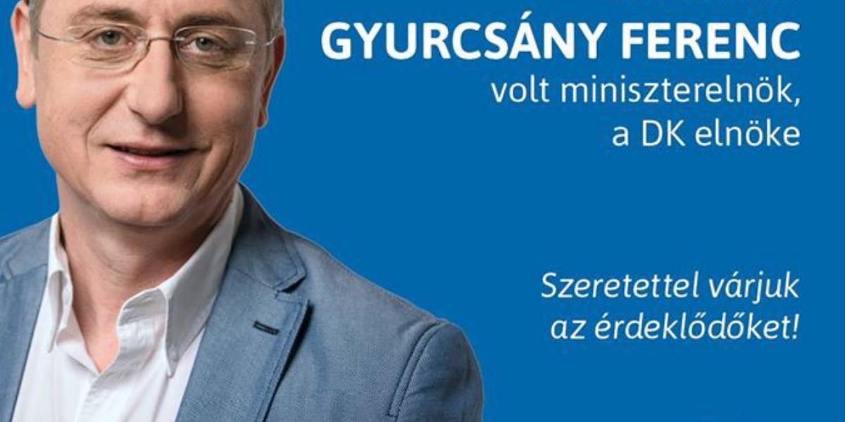 Gyurcsány és a DK egyik plakátja. Forrás: Facebook/DK