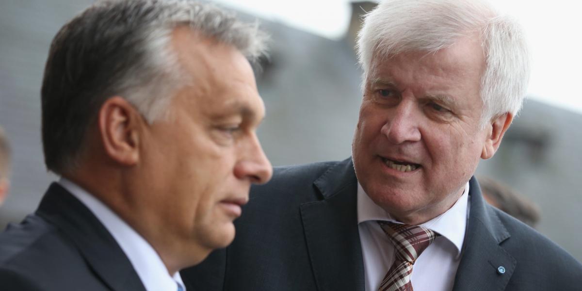 Orbán és Seehofer egy korábbi felvételen. FOTÓ:  Sean Gallup/Getty Images