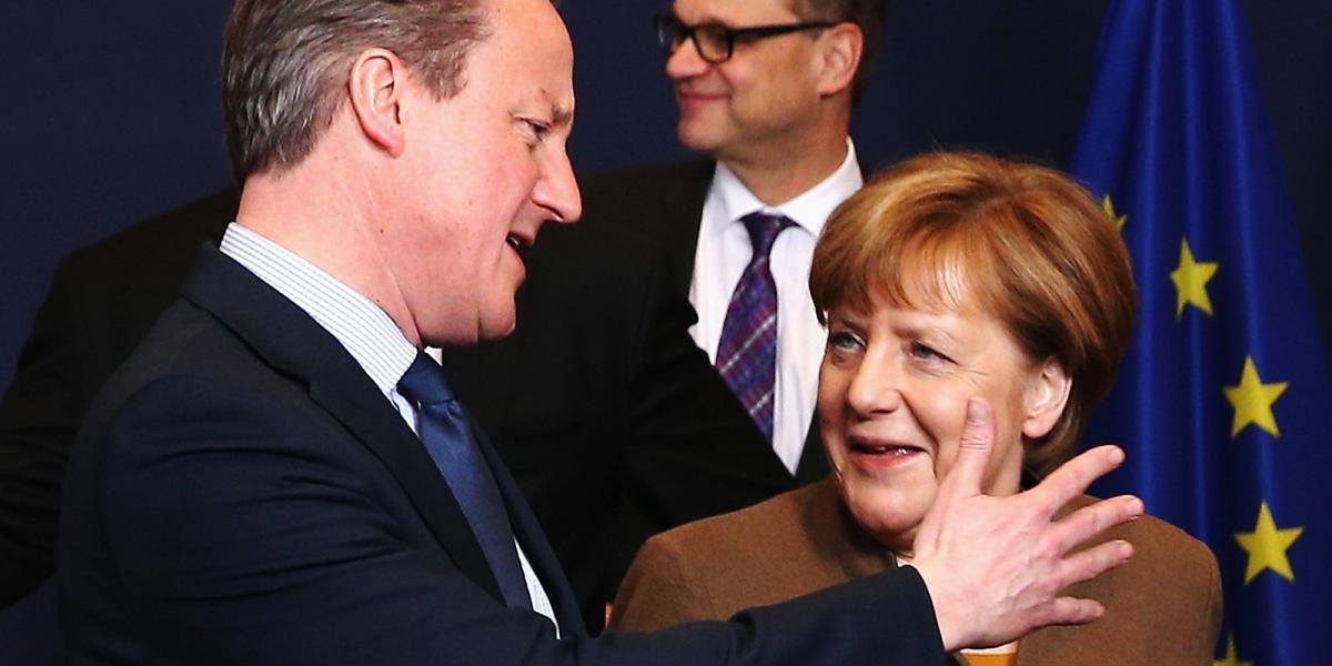 Cameron és Merkel Brüsszelben FOTÓ: EUROPRESS/GETTY IMAGES/DAN KITWOOD