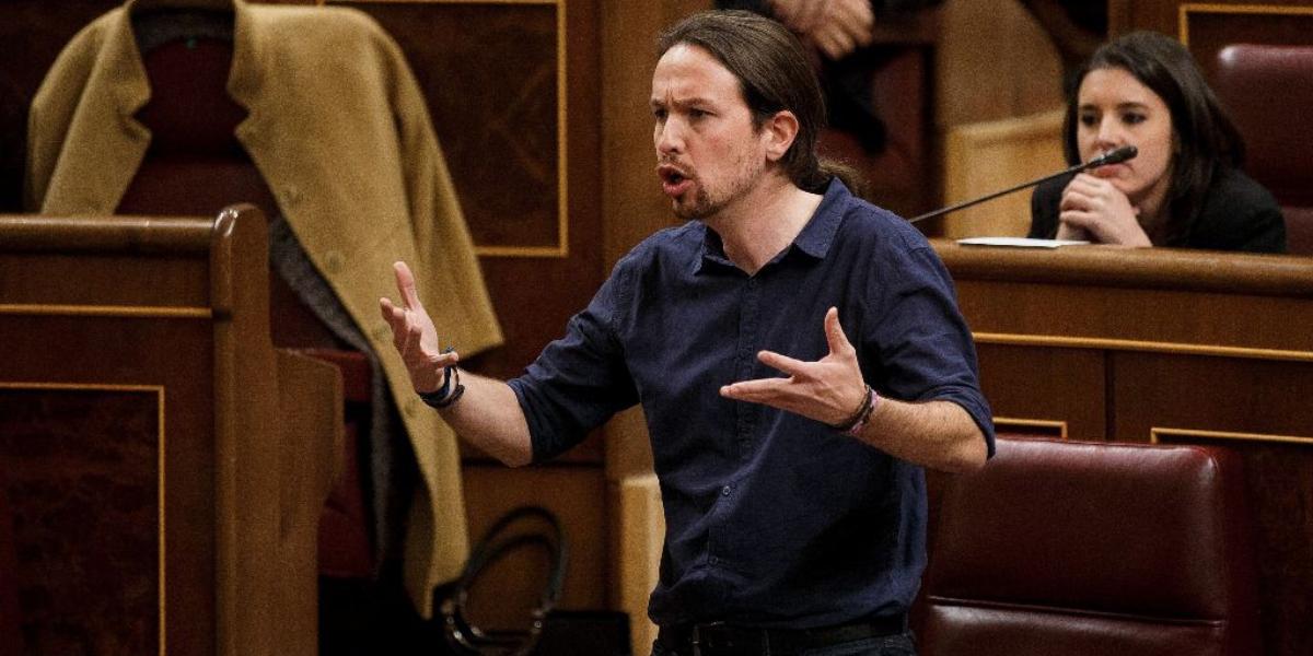 Pablo Iglesias, a Podemos vezetője FOTÓ: GETTY IMAGES/PABLO DOMINGUEZ