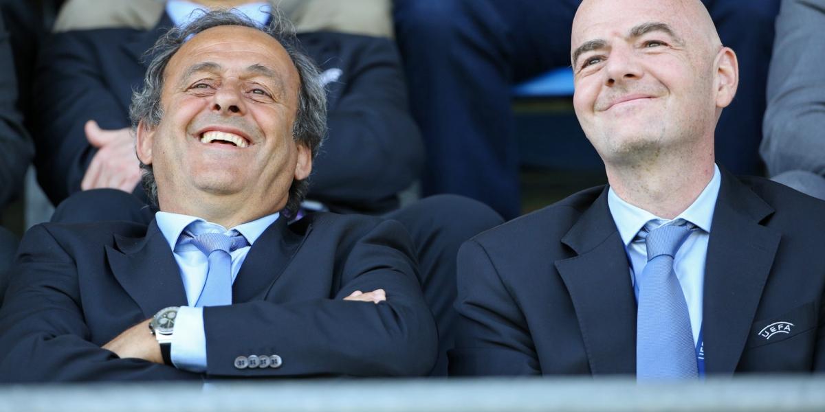 Michel Platini és Gianni Infantino Fotó: Philipp Schmidli/Getty Images