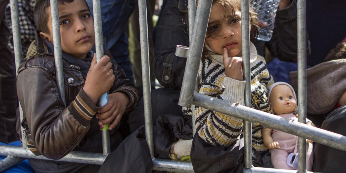 A macedón határnál ragadt menekültek félnek, hogy nem mehetnek tovább. Illusztráció: Dan Kitwood/Getty Images