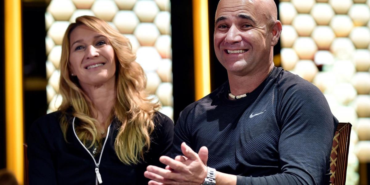 Stefanie Graf, Andre Agassi Fotó: David Becker/Getty Images
