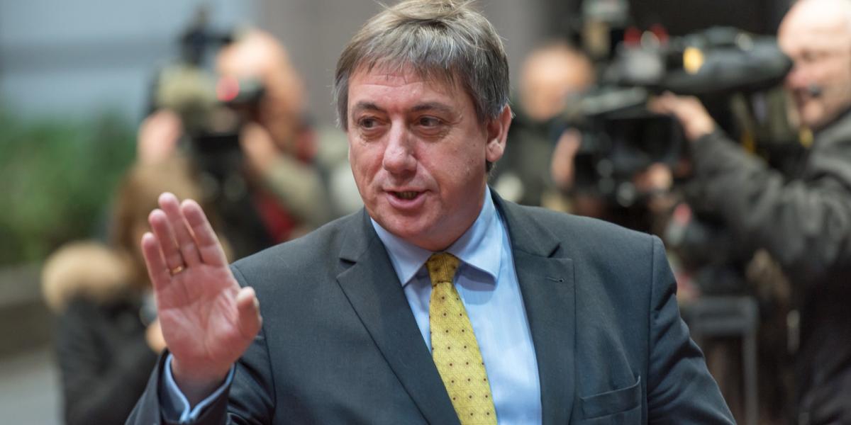 Jan Jambon belga belügyminiszter - Fotó: Jonathan Raa / Pacific Press /Getty Images