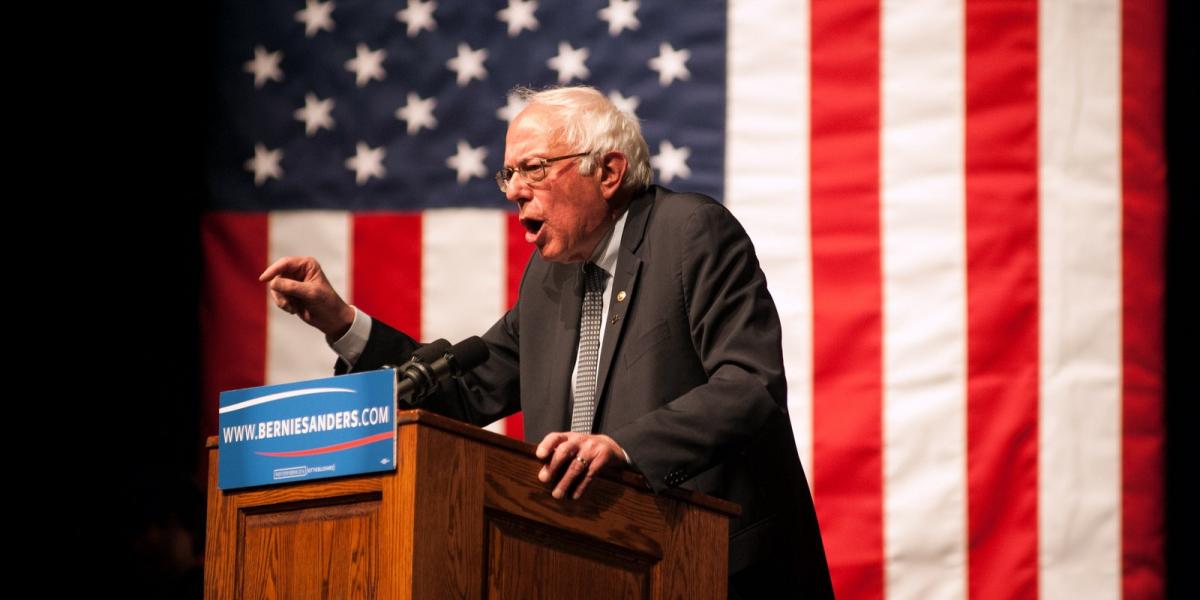 Bernie Sanders amolyan papírforma-győzelmet aratott Wisconsinban FOTÓ: EUROPRESS/GETTY IMAGES/THEO STROOMER