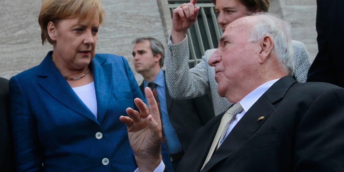 Merkel, Kohl "kislánya" és a volt német kancellár. FOTÓ: Getty Images