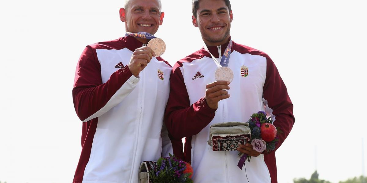 Tótka Sándor és Molnár Péter. FOTÓ:  Robert Prezioso/Getty Images/BEGOC