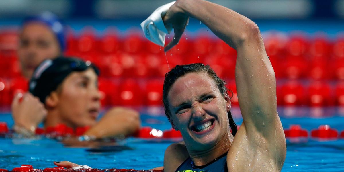 Beérik-e Hosszú Katinka munkája a riói olimpián? FOTÓ: EUROPRESS/GETTY IMAGES/CLIVE ROSE